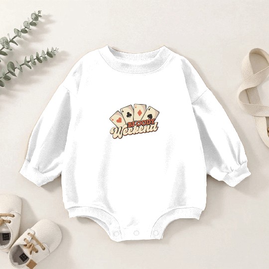 Poker Casino Poker Player Gambling Roulette Baby Romper Sweatshirts