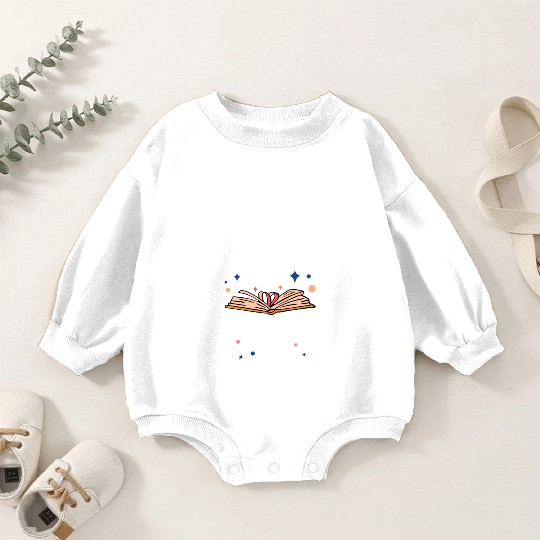 Between The Pages Of A Book Is A Lovely Place 4 Baby Romper Sweatshirts