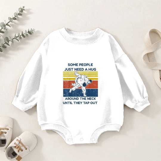 Funny Vintage BJJ Brazilian Jiu Jitsu Baby Romper Sweatshirts