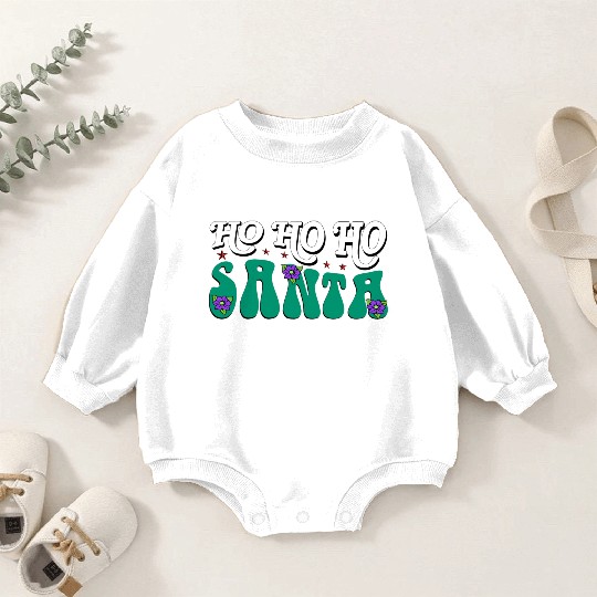 Ho Ho Ho Santa Baby Romper Sweatshirts