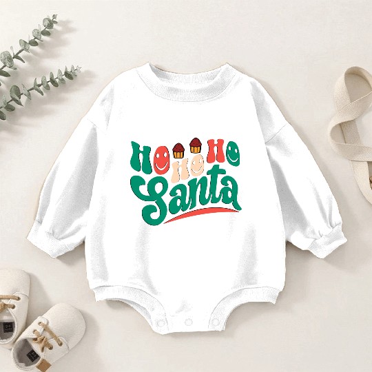Ho Ho Ho Santa Baby Romper Sweatshirts
