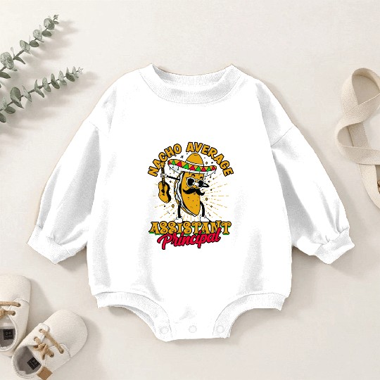 Assistant Principal Back School Teacher Principal Baby Romper Sweatshirts