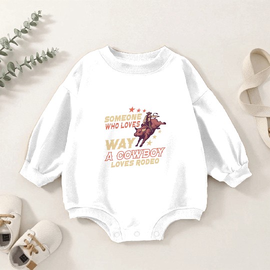 Rodeo Bull Riding Livestock Show Farmer Cattle Baby Romper Sweatshirts