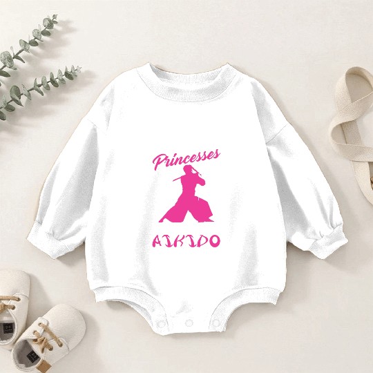 Aikido Girl Japan Taekwondo Karate Martial Arts Baby Romper Sweatshirts
