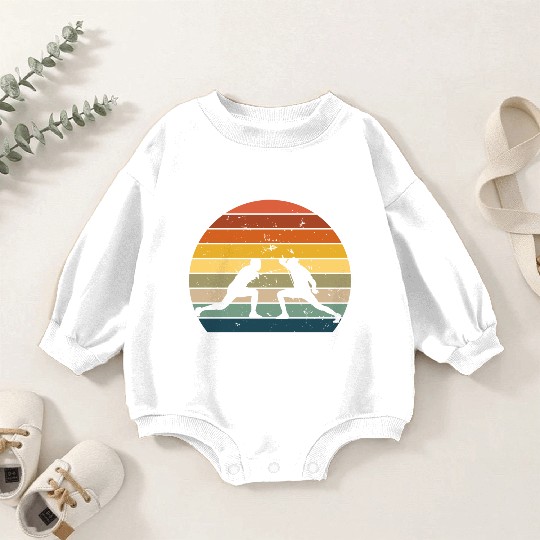 Retro fencing Baby Romper Sweatshirts