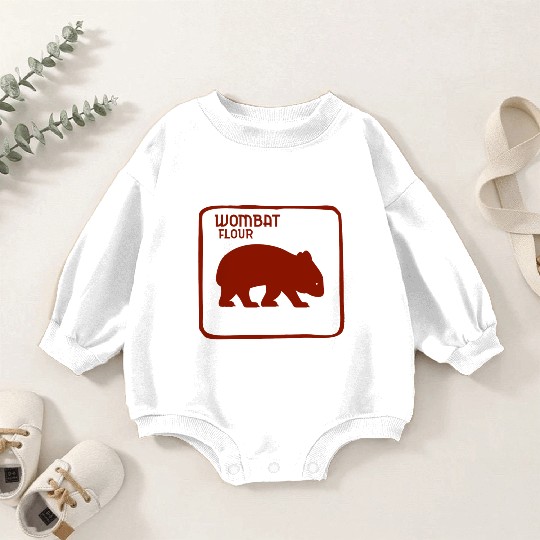 Wombat Dingo Flour Australia Australian Souvenir Baby Romper Sweatshirts