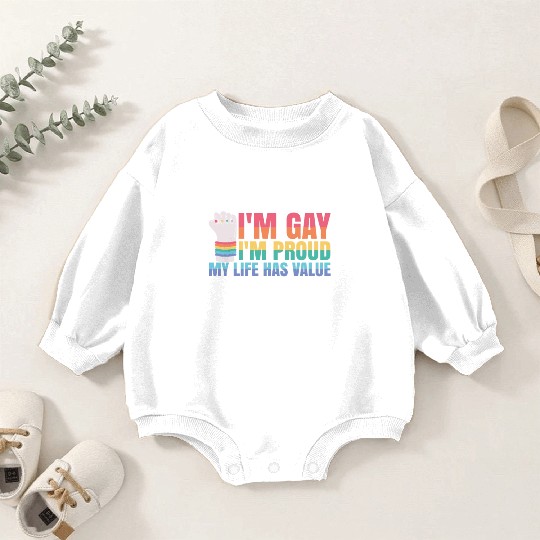 Gay Pride Month Equality Rainbow Baby Romper Sweatshirts