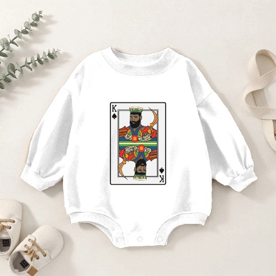 King Spades African American Card Halloween Baby Romper Sweatshirts
