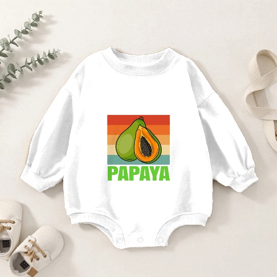 Did You Say Papaya Baby Romper Sweatshirts