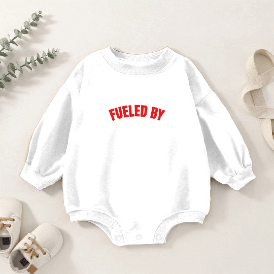 Funny Fueled By Coffee, Je-sus, And Christian Baby Romper Sweatshirts