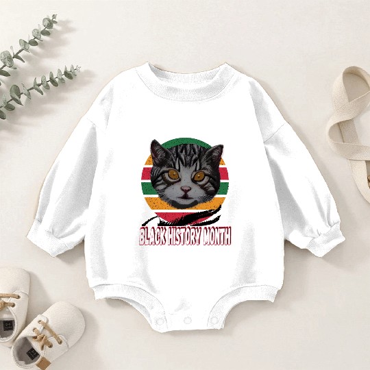 Black history month classic Baby Romper Sweatshirts