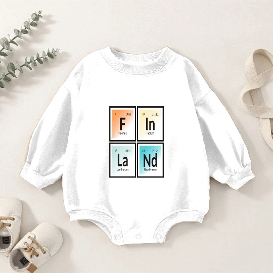 Finland | Periodic Table of Elements Baby Romper Sweatshirts