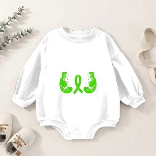 Lymphoma Cancer Survivor Awareness Ribbon Gloves Baby Romper Sweatshirts
