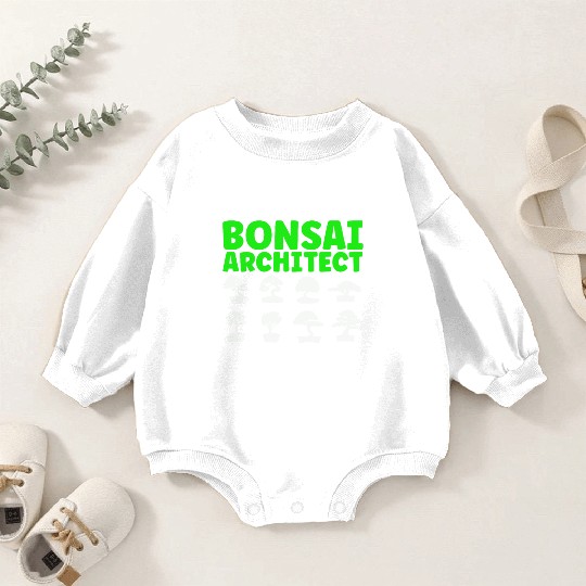Bonsai Tree Owner Gift Bonsai Tree Gardening Baby Romper Sweatshirts