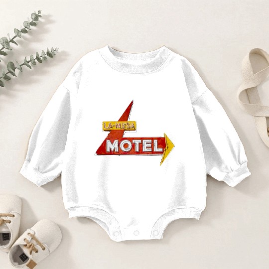 La Mesa Motel Route 66 Santa Rosa New Mexico Baby Romper Sweatshirts