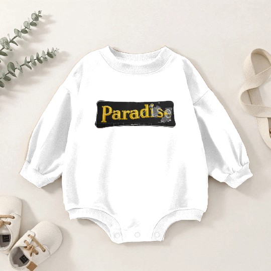 Paradise Motel Route 66 Neon Tucumcari New Mexico Baby Romper Sweatshirts