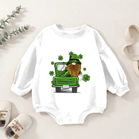 Principal Crew Gnomies Truck St Patrick Teacher Baby Romper Sweatshirts