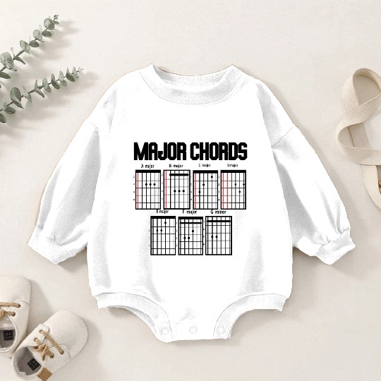 MAJOR CHORDS GUITAR Baby Romper Sweatshirts