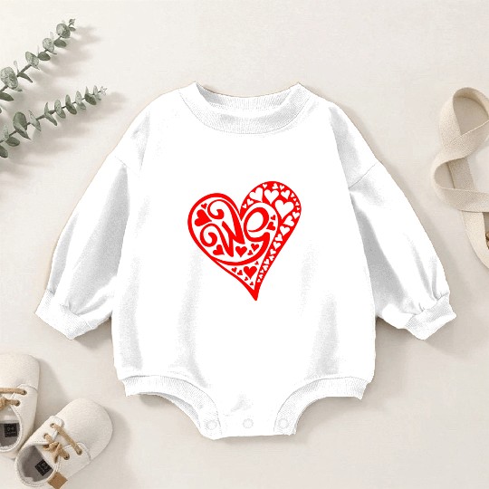 Galentines Day Red Heart We Valentines Day2 Baby Romper Sweatshirts