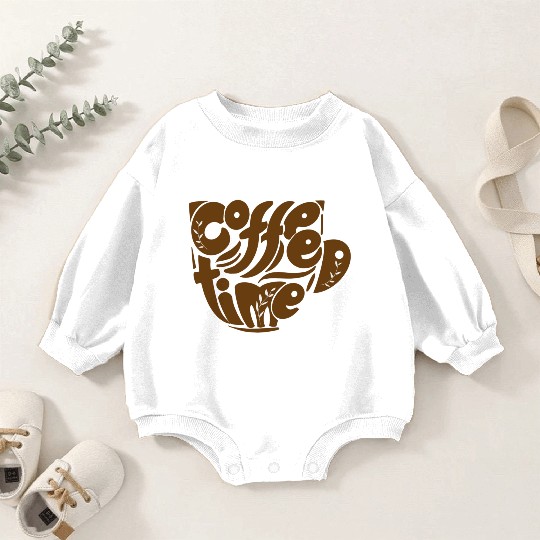 Coffee time Baby Romper Sweatshirts