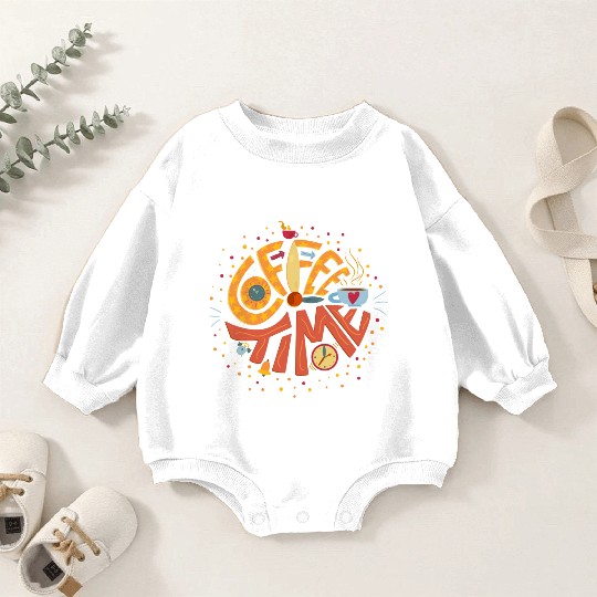 Coffee time Baby Romper Sweatshirts