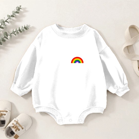 LGBT Rainbow Flag Pocket Baby Romper Sweatshirts
