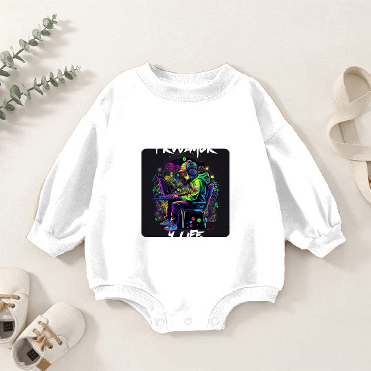 Programmer 4 Life 2 Baby Romper Sweatshirts