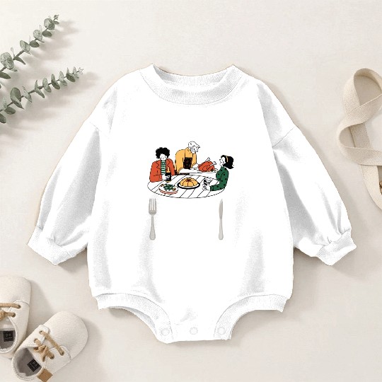 the last supper family guy Baby Romper Sweatshirts