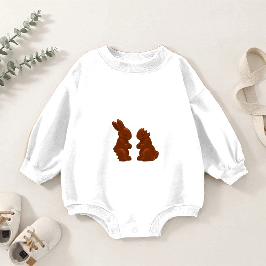 My Butt Hurts Chocolate Bunny Funny Easter Baby Romper Sweatshirts