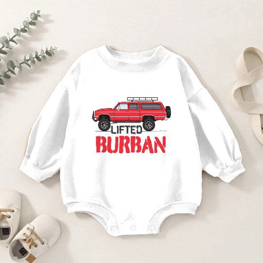 burban Cardinal Red Baby Romper Sweatshirts