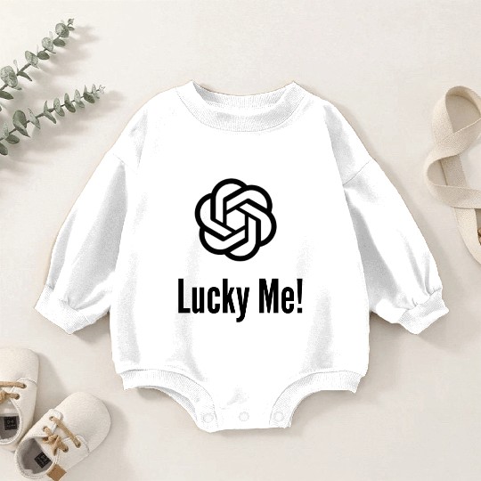 Lucky Me Chat gpt Ai Baby Romper Sweatshirts