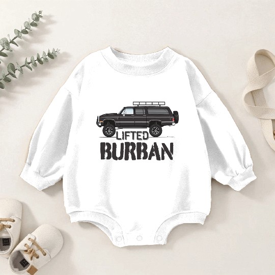 BURBAN Midnight Black Baby Romper Sweatshirts