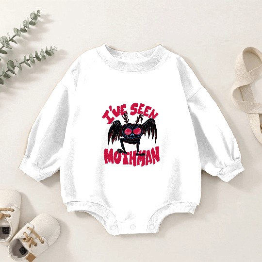 I have seen mothman I have seen mothman inspiratio Baby Romper Sweatshirts