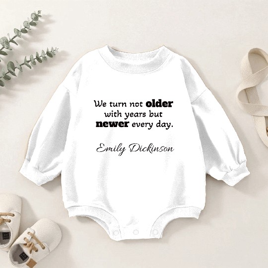 Emily Dickinson quotes Baby Romper Sweatshirts