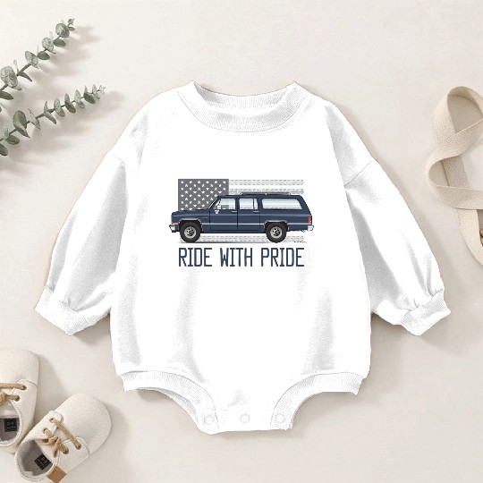 ride Midnight Blue Baby Romper Sweatshirts
