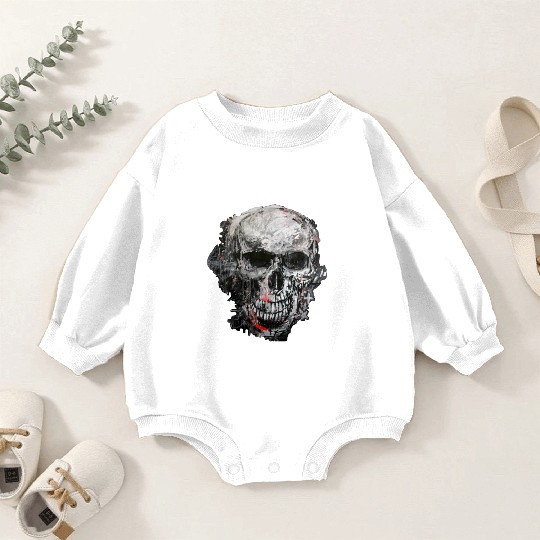Graffiti Skull Streetwear Baby Romper Sweatshirts