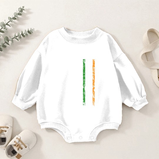 American Flag Patriotic St. Patrick's Day Baby Romper Sweatshirts