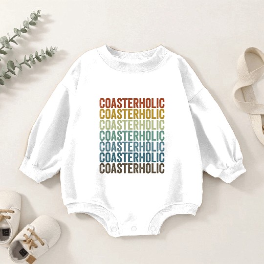 Coasterholic Roller Coaster Lover Baby Romper Sweatshirts