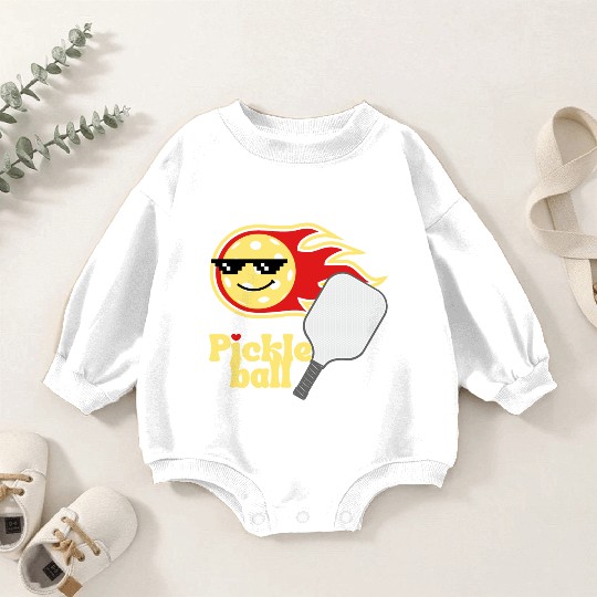 Pickle ball Baby Romper Sweatshirts