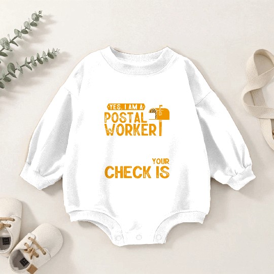 Postal Worker, Post Man Baby Romper Sweatshirts