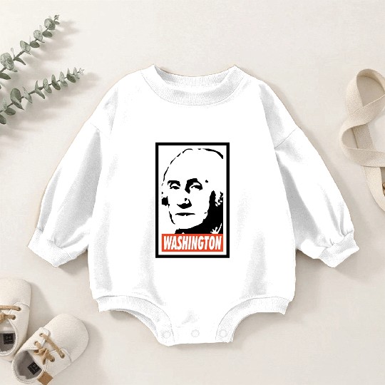 George Washington Baby Romper Sweatshirts