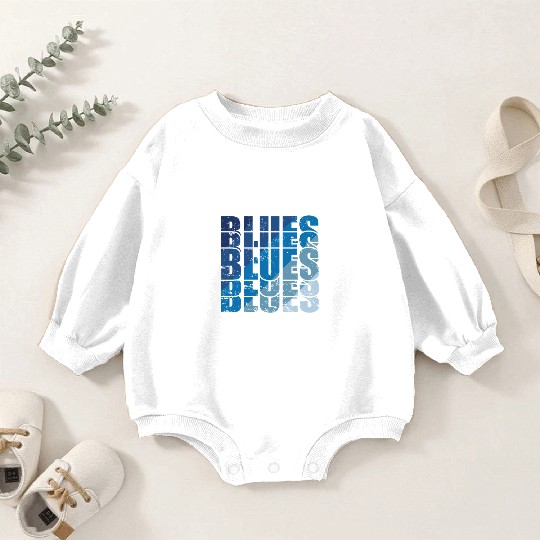 Blues Music Jazz Trumpet Chicago Baby Romper Sweatshirts