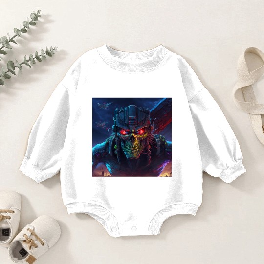 ZOMBIE IRON MAIDEN (version 11) Baby Romper Sweatshirts