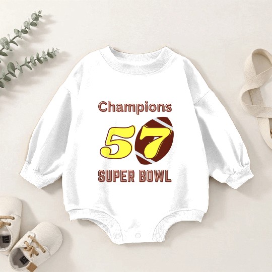 Super Bowl 57 champions Classic Baby Romper Sweatshirts