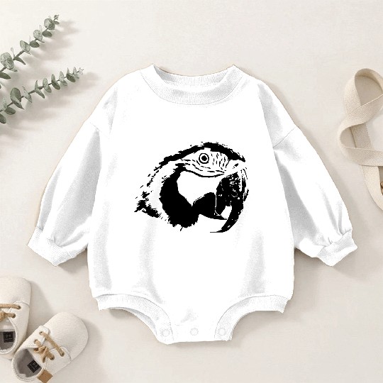 Parrot macaw Baby Romper Sweatshirts