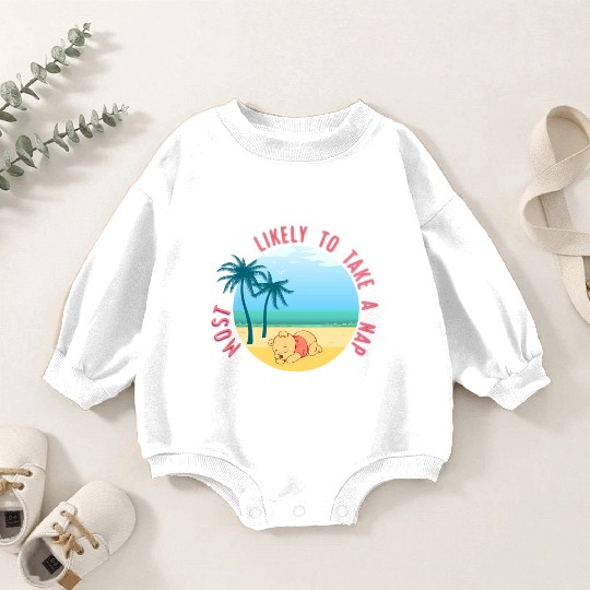 Most likely to take a nap Baby Romper Sweatshirts