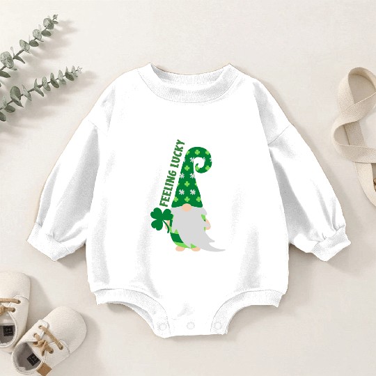Feeling Lucky Baby Romper Sweatshirts