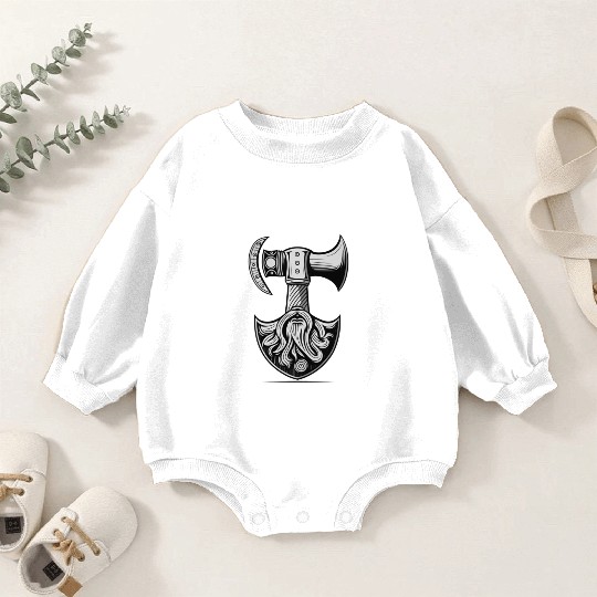 Odin Viking Ax Axe Valhalla Norman Norse Baby Romper Sweatshirts