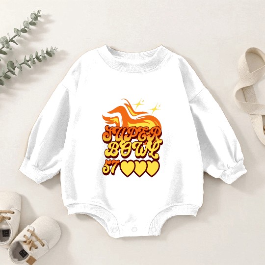 Super Bowl 2023 Classic Baby Romper Sweatshirts