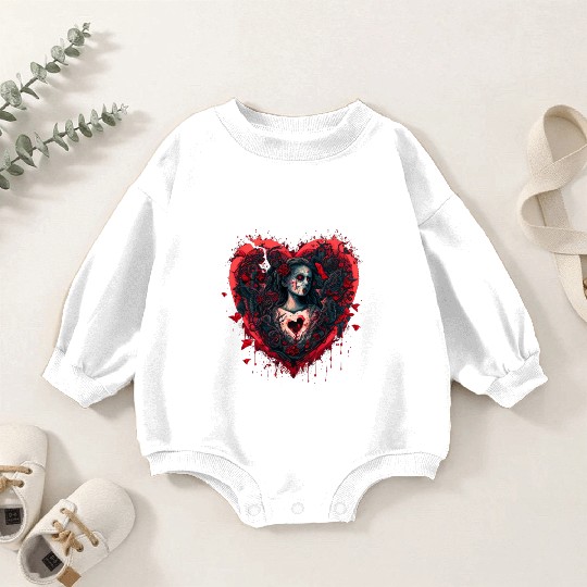 Bloody Valentine Baby Romper Sweatshirts
